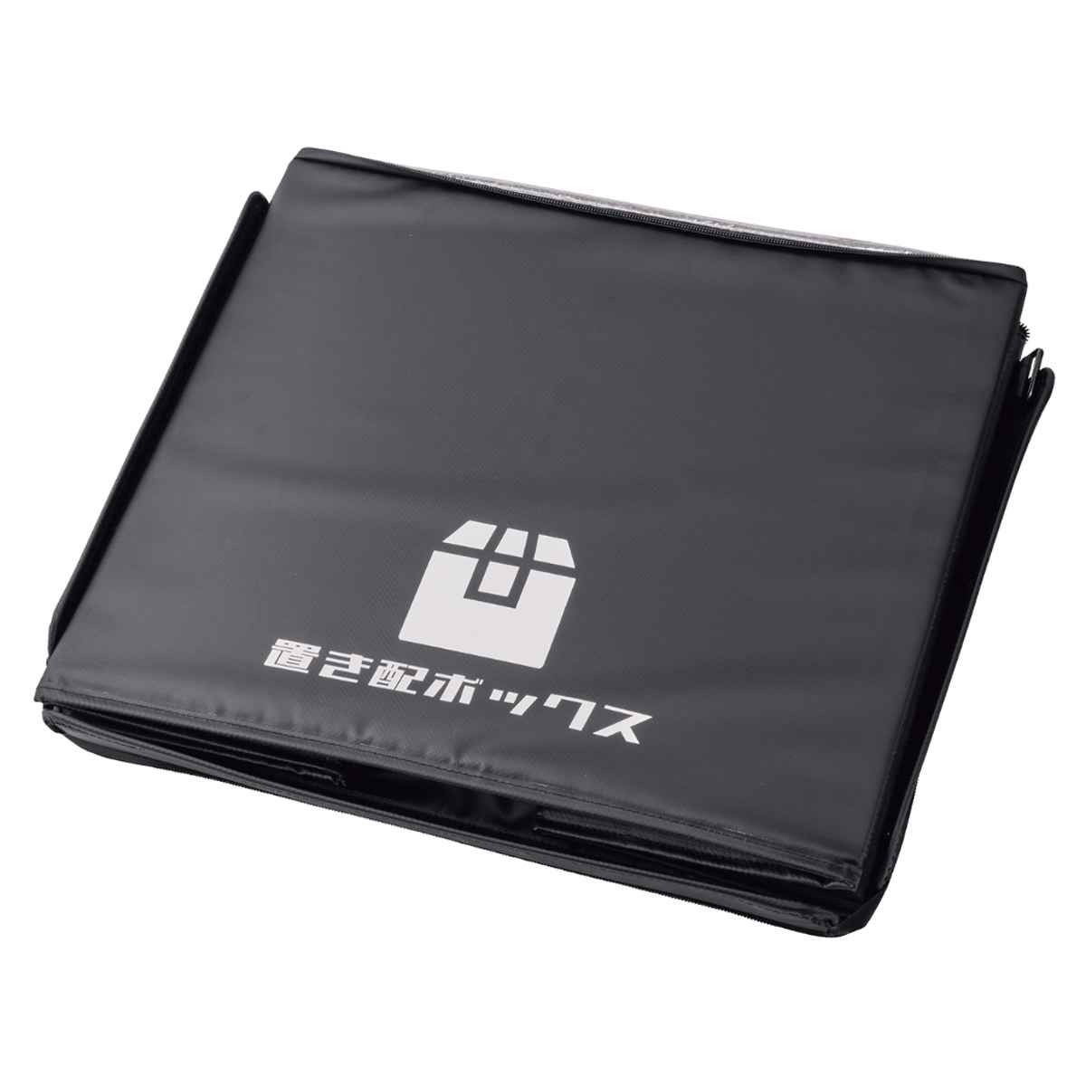 宅配ボックス 87L かんたん置き配ボックス 折りたたみ ( 宅配 ボックス 置き配 宅配BOX アパート マンション 一戸建て 折り畳み コンパクト 簡単設置 据え置き 鍵付き 盗難防止 ワイヤー付き )