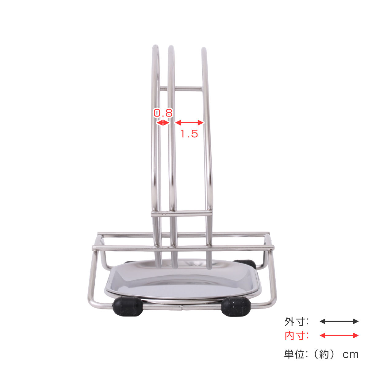 まな板置き デュアリス 18-8ステンレス製 まな板スタンド ステンレストレー付き ( ステンレス 日本製 まな板立て まないた立て まな板ラック 水切り 水切りトレー まな板 俎板 まないた 立て 置き ラック )