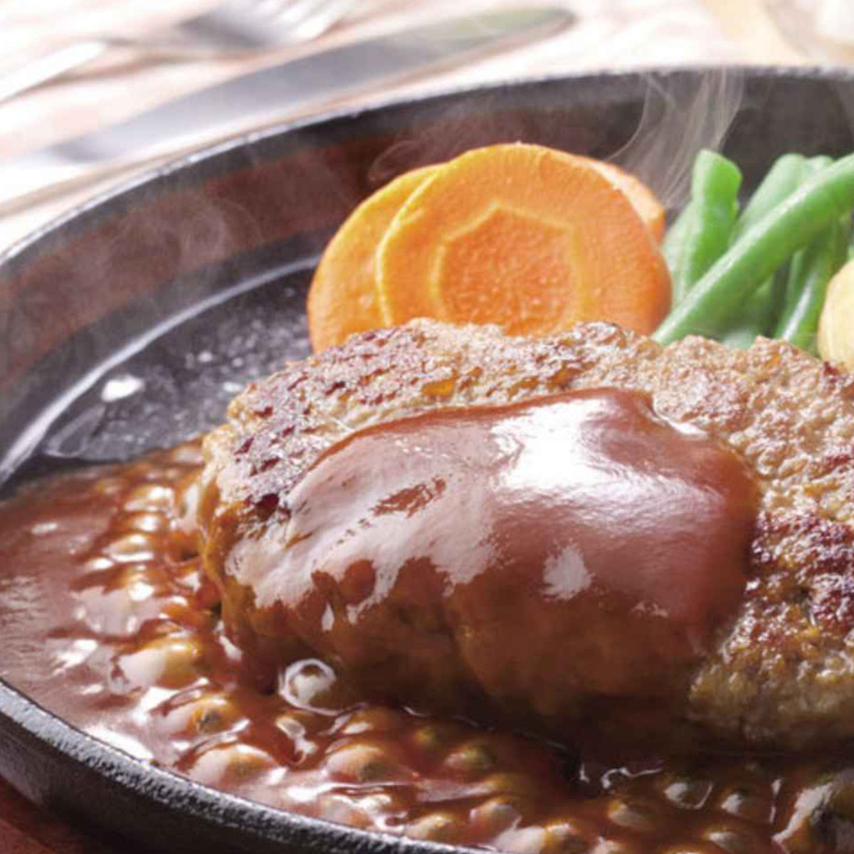 ステーキ皿 バーニスタ 鉄鋳物製ステーキ皿 丸型 22cm ( オーブン対応 IH対応 ガス火対応 鉄板 鉄板プレート 皿 プレート ステーキ 丸 おしゃれ シンプル )