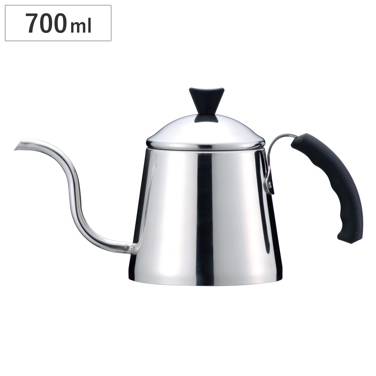 ドリップポット マイビーンズネオ ステンレス製ドリップポット 700ml （ IH対応 ガス火対応 ドリップケトル ケトル コーヒーポット コーヒーケトル オール熱源対応 細口 コーヒー やかん ハンドドリップ ドリップコーヒー おしゃれ ）