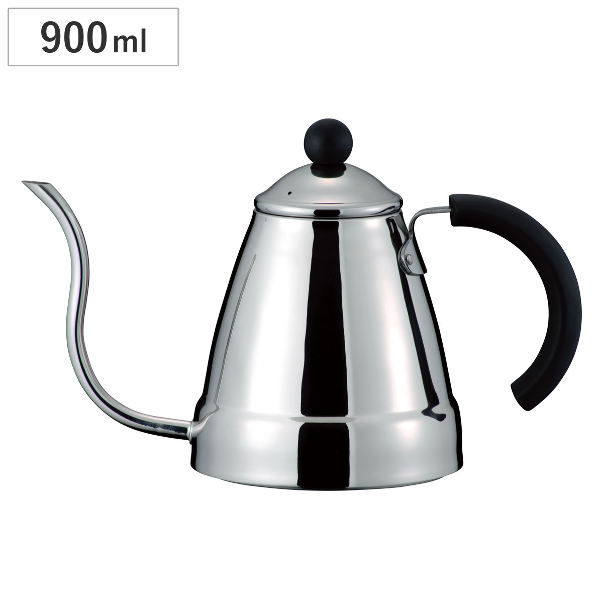 ドリップポット アロマチックネオ ステンレス製ドリップポット 900ml （ IH対応 ガス火対応 ドリップケトル ケトル コーヒーポット コーヒーケトル オール熱源対応 細口 コーヒー やかん ハンドドリップ ドリップコーヒー おしゃれ ）
