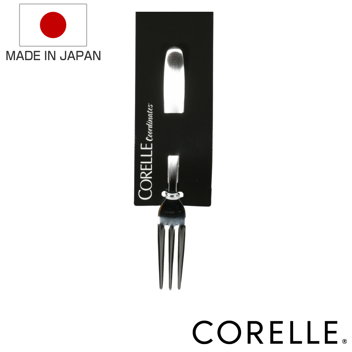 フォーク コレールコーディネイツ ステンレス製 ヒメフォーク サテン 日本製 （ ステンレス カトラリー デザート フォーク シンプル モダン スタイリッシュ おしゃれ ティータイム ）