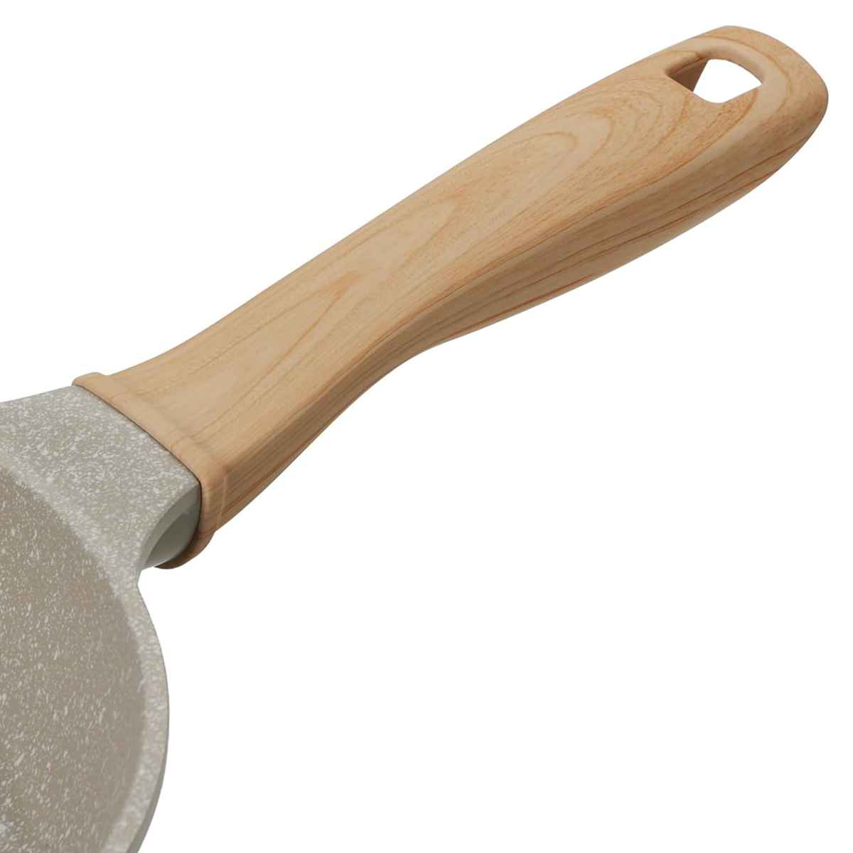 フライパン 26cm ガス火専用 クリューム マーブルコート ( アルミフライパン ふっ素加工 軽量 金属ヘラOK 26センチ フッ素コーティング アルミ製 こびりつきにくい 焦げ付きにくい 調理用品 軽い PFASフリー 可愛い )