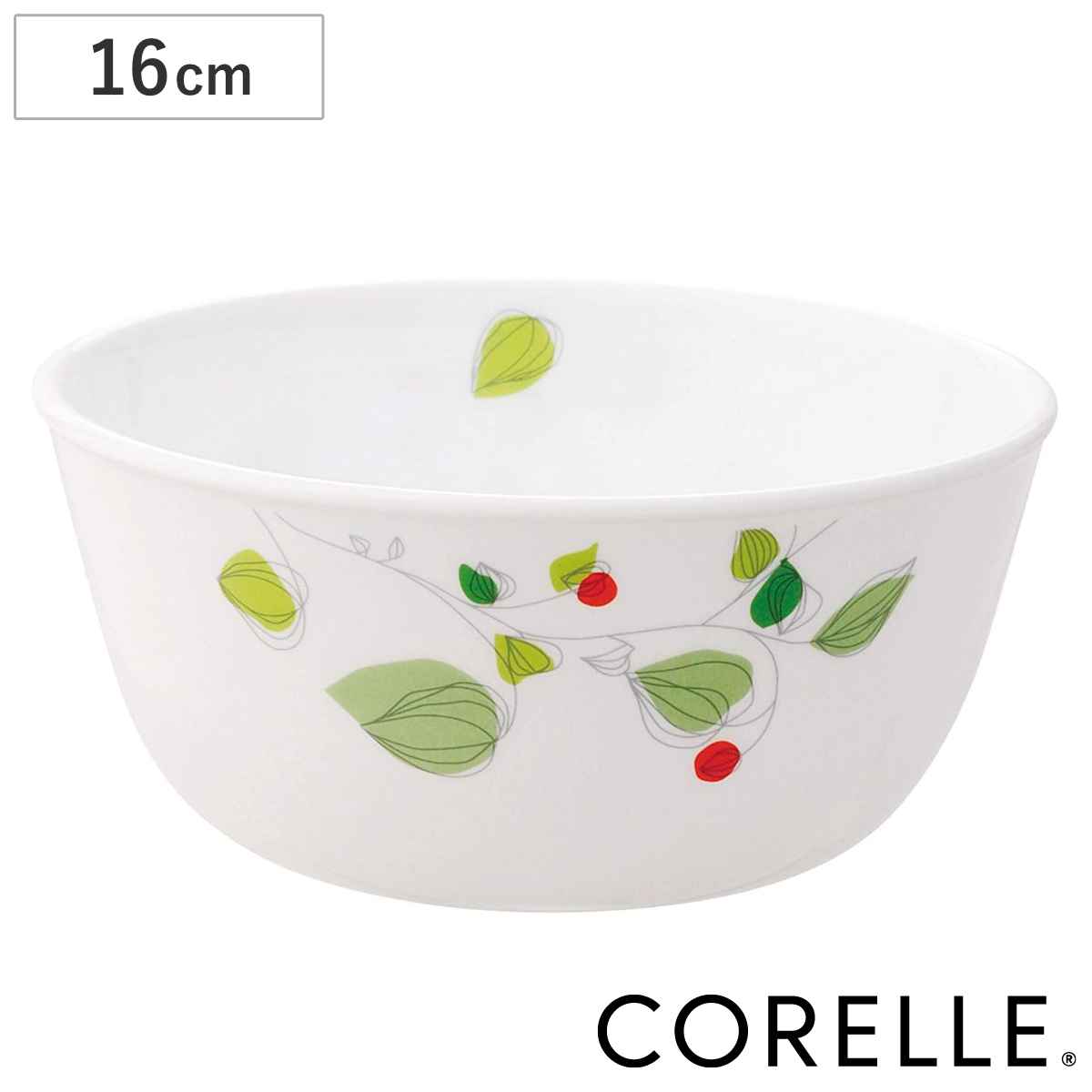 ボウル 16cm コレール CORELLE 白 食器 皿 グリーンブリーズ ( 食洗機対応 ホワイト 電子レンジ対応 お皿 オーブン対応 白い 白い皿 深皿 中皿 中鉢 取り皿 器 丸皿 丸型 リーフ 洋食器 )