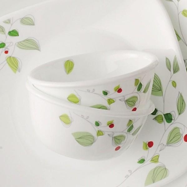 ボウル 16cm コレール CORELLE 白 食器 皿 グリーンブリーズ 同柄5枚セット ( 食洗機対応 ホワイト 電子レンジ対応 お皿 オーブン対応 白い 白い皿 深皿 中皿 中鉢 取り皿 器 丸皿 丸型 リーフ 洋食器 )