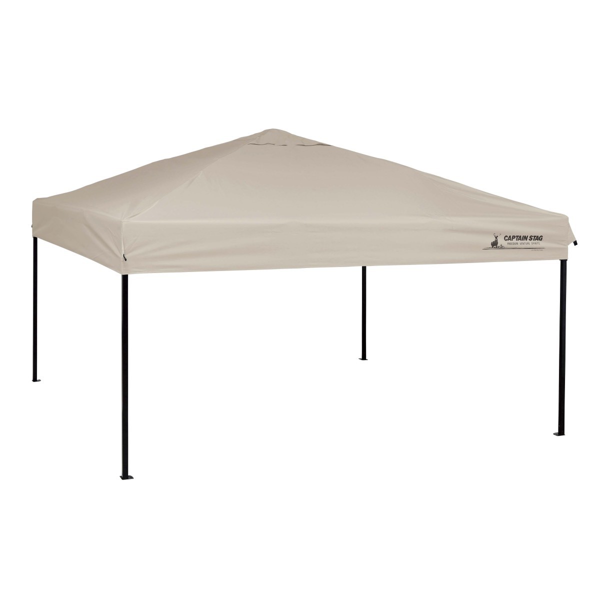 クイックアップシェード 250×250cm 250UV-S キャプテンスタッグ ( CAPTAIN STAG シェード 2.5m 3.8畳 タープ 日除け UVカット アウトドア キャンプ テント 日差し除け 組立簡単 正方形 アウトドアグッズ キャスター付 収納バッグ )