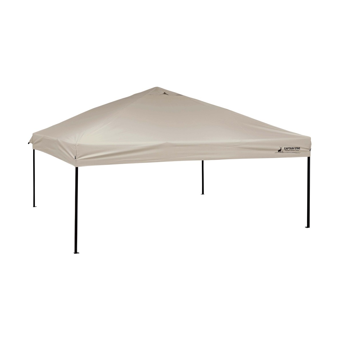 クイックアップシェード 300×300cm 300UV-S キャプテンスタッグ ( CAPTAIN STAG シェード 3m 5.5畳 タープ 日除け UVカット アウトドア キャンプ テント 日差し除け 組立簡単 正方形 アウトドアグッズ キャスター付き 収納バッグ )