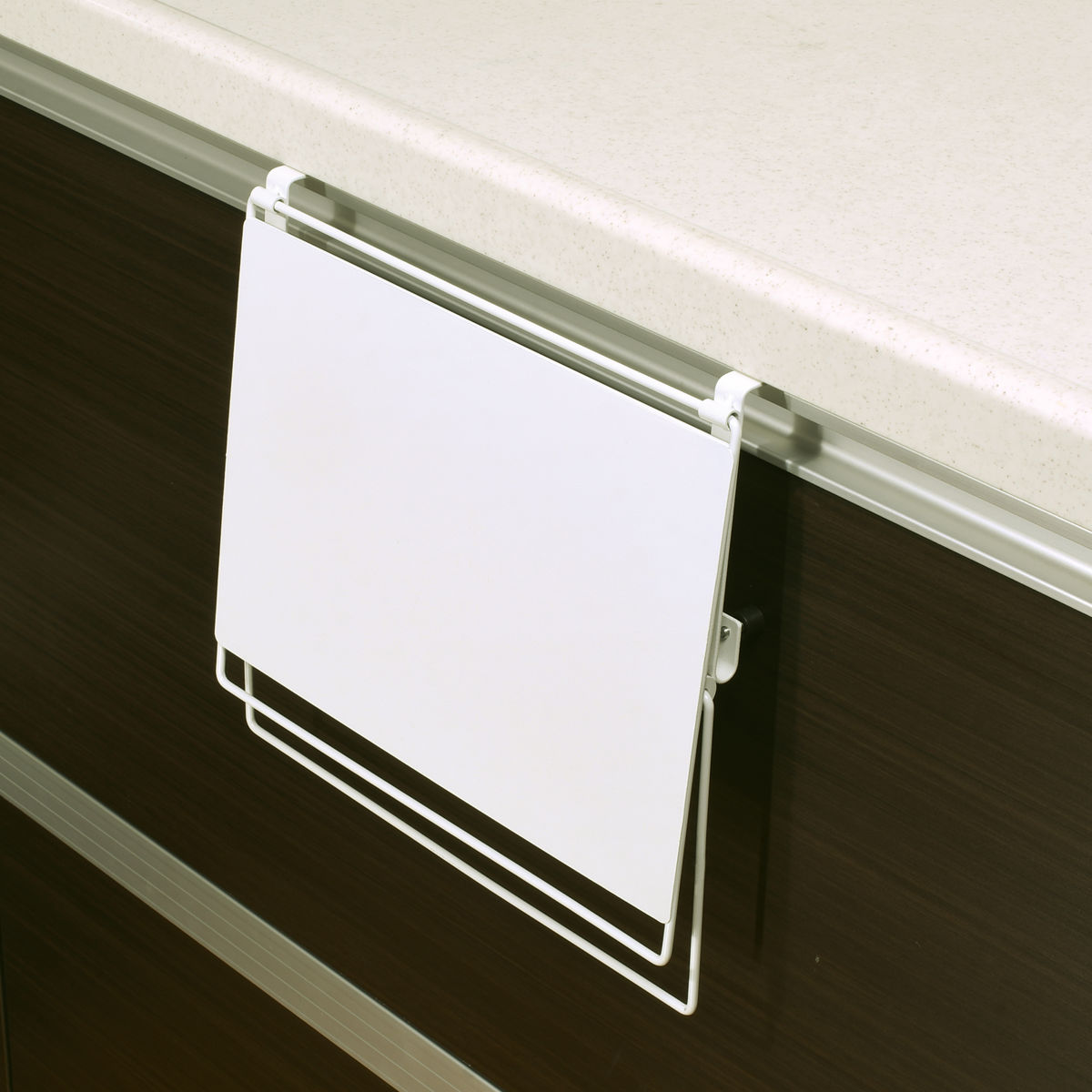 補助テーブル 折りたたみ式キッチン補助テーブル ( キッチン タオルハンガー 折りたたみ 作業台 引き出し 扉タオル掛け 調理補助台 サイドテーブル ふきん掛け 折り畳み 省スペース キッチン収納 )