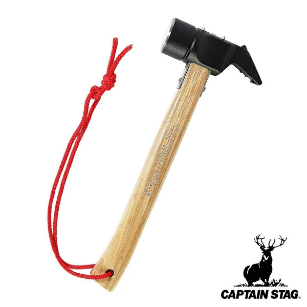 ハンマー ペグ抜き ペグ打ち ソリッド キャプテンスタッグ CAPTAIN STAG （ ペグハンマー テントハンマー アウトドア用品 道具 アウトドア キャンプ レジャー CAPTAINSTAG ）