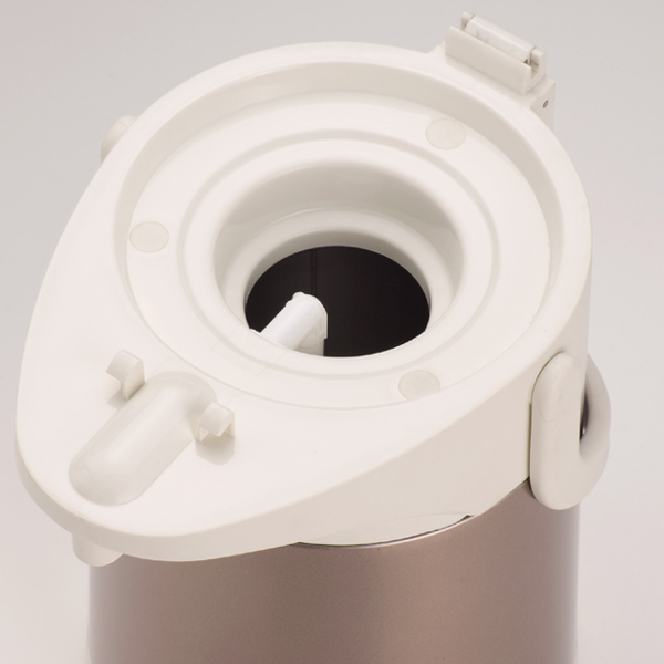 エアーポット ポット ケトル 魔法瓶 保温 保冷 2.5L メタルシルバー ( エアー給湯 卓上ポット ステンレス 電気不要 コーヒー エアー コンパクト 湯沸し 水筒 ) 【メタルブラウン】 メタルブラウン