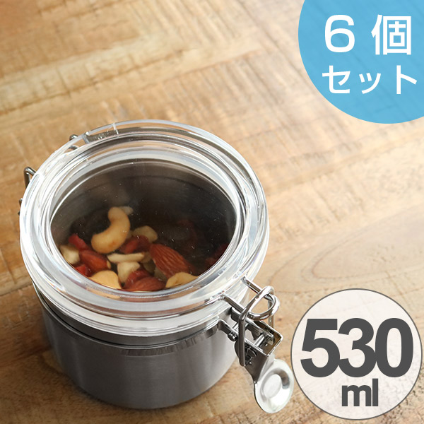 dショッピング |保存容器 サティーナ 18-8ステンレス製 ロック式スリム