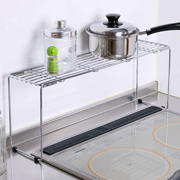 Dショッピング コンロ奥ラック キッチンストレージ コンロ奥ラック 高足タイプ コンロ奥隙間ラック すき間ラック キッチン収納 コンロ周り収納 コンロ奥収納 コンロラック スパイスラック ちょい置き 一時置き キッチンラック 収納棚 カテゴリ キッチン小物