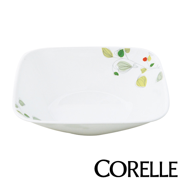ボウル 23cm コレール CORELLE スクエア 白 食器 皿 角皿 グリーンブリーズ （ 食洗機対応 ホワイト 電子レンジ対応 お皿 オーブン対応