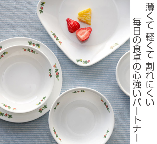 コレール新品9枚セット　大皿　長皿　小ボウル Amazon.co.jp: コレール プレート 皿 外径13.5×高さ3.5cm 割れにくい 食器