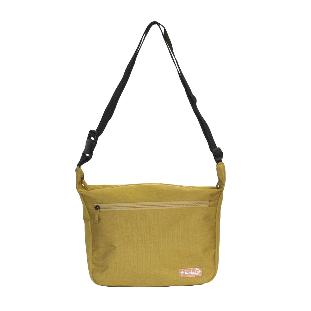 ショルダーバッグ 杢調ポリトラベルミニショルダー ph wonderlust ( バッグ 旅行バック かばん レディース メンズ ショルダー 収納 ポケット 斜めがけ 撥水 サブバッグ 旅行 鞄 男女兼用 バックル付き シンプル ) 【グレー】 グレー