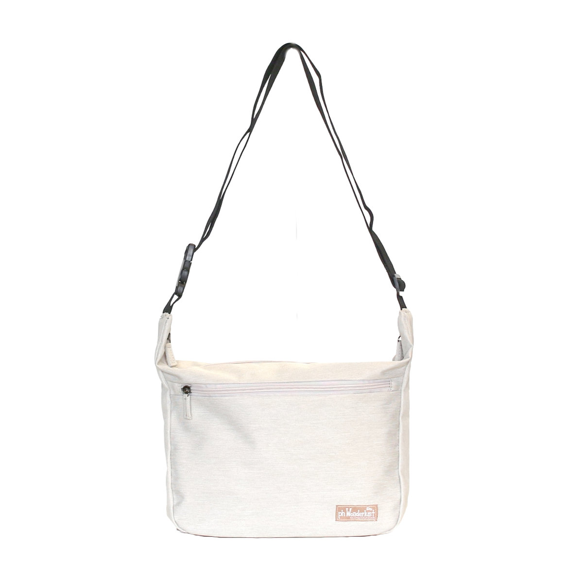 ショルダーバッグ 杢調ポリトラベルミニショルダー ph wonderlust ( バッグ 旅行バック かばん レディース メンズ ショルダー 収納 ポケット 斜めがけ 撥水 サブバッグ 旅行 鞄 男女兼用 バックル付き シンプル ) 【グレー】 グレー