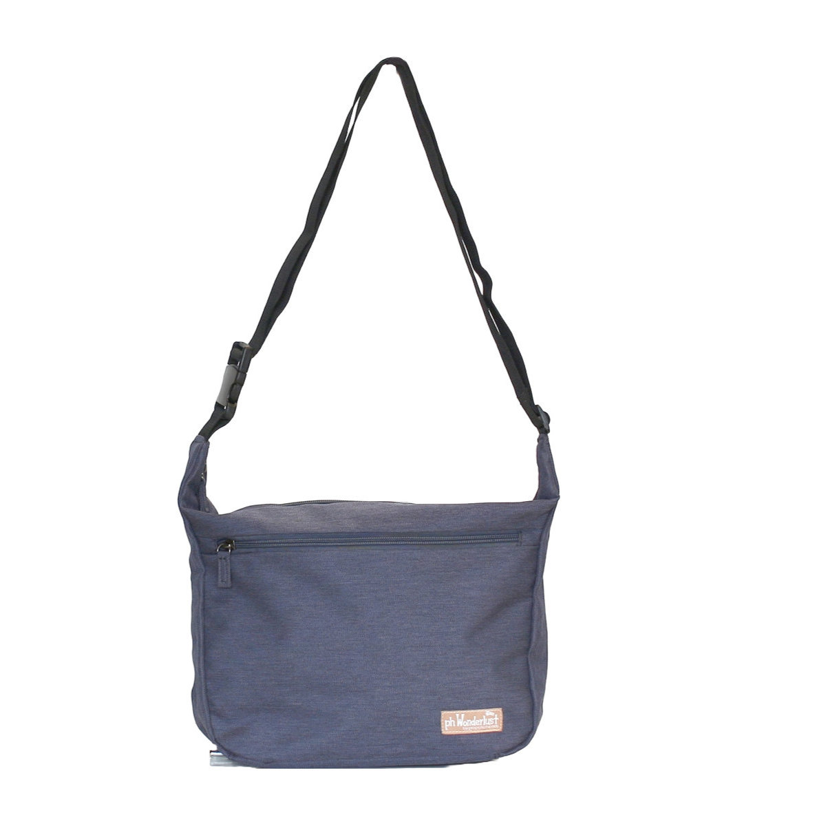 ショルダーバッグ 杢調ポリトラベルミニショルダー ph wonderlust ( バッグ 旅行バック かばん レディース メンズ ショルダー 収納 ポケット 斜めがけ 撥水 サブバッグ 旅行 鞄 男女兼用 バックル付き シンプル ) 【グレー】 グレー