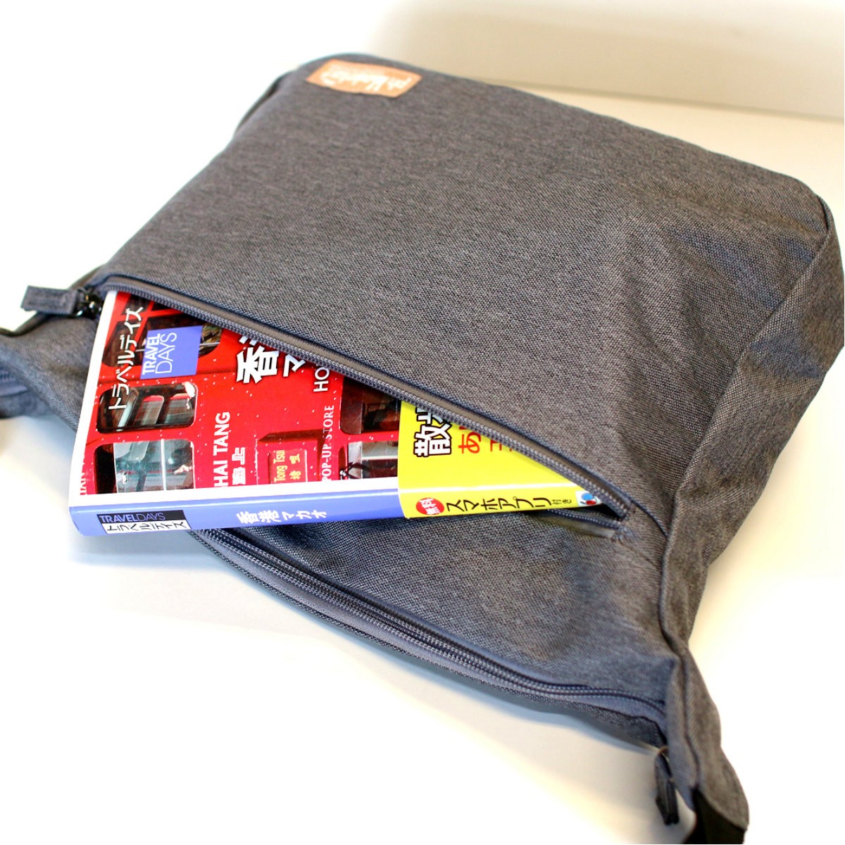 ショルダーバッグ 杢調ポリトラベルミニショルダー ph wonderlust ( バッグ 旅行バック かばん レディース メンズ ショルダー 収納 ポケット 斜めがけ 撥水 サブバッグ 旅行 鞄 男女兼用 バックル付き シンプル ) 【グレー】 グレー