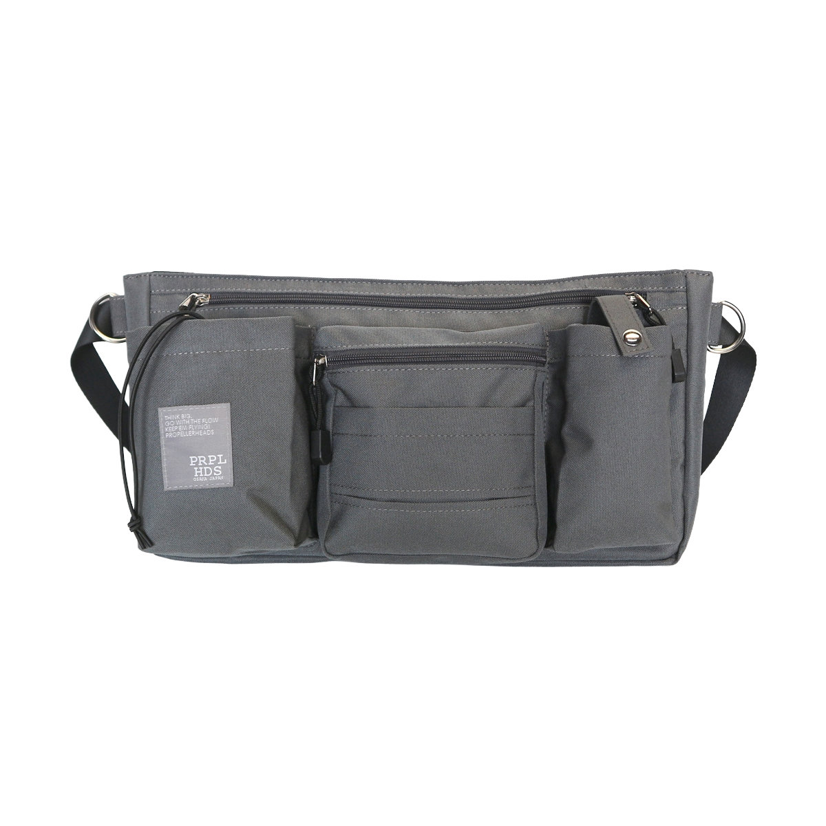 ボディバッグ OSAMPO はっ水ポリボディバッグ ( お散歩 バッグ 旅行バック かばん レディース メンズ ショルダー 収納 ポケット 犬 ペット 散歩バッグ ペットバッグ 斜めがけ 撥水 軽い サブバッグ 旅行 鞄 男女兼用 シンプル ) 【ブラック】 ブラック