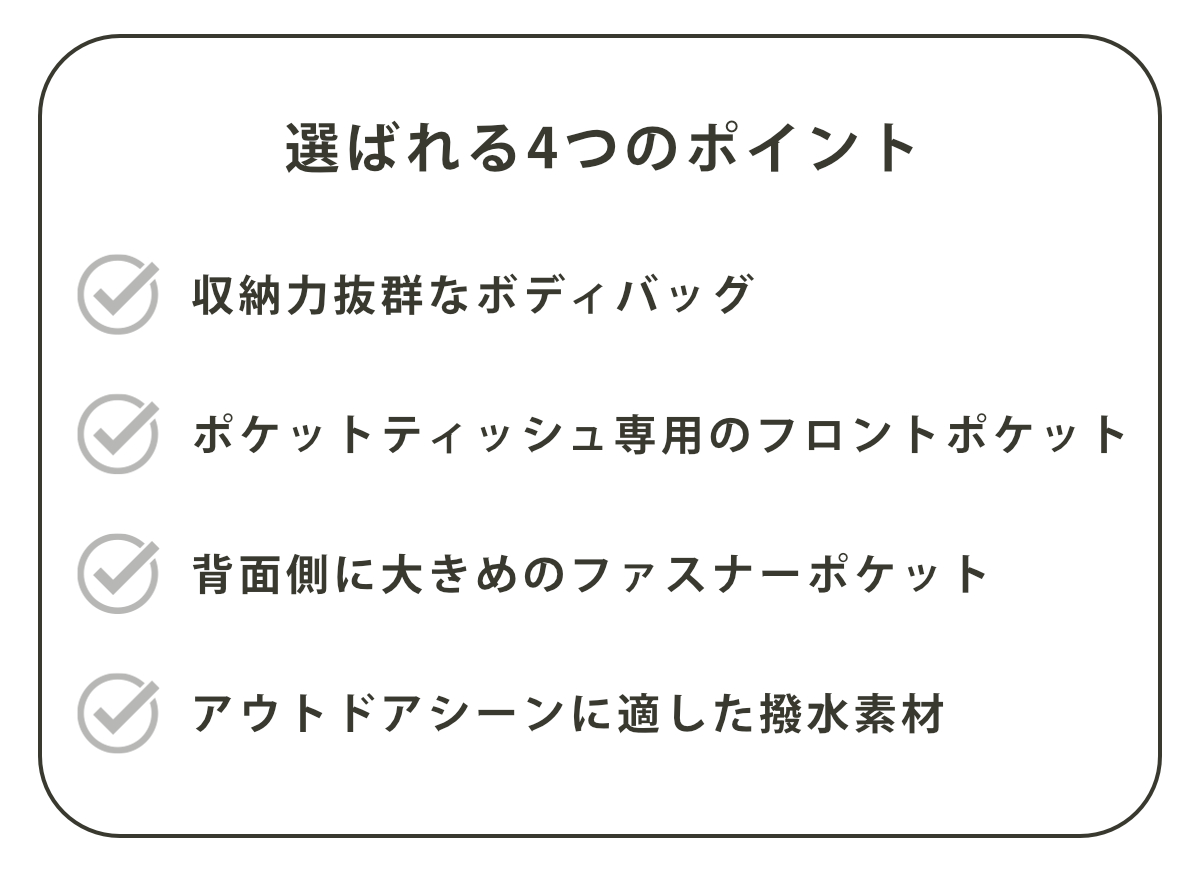 OSAMPOはっ水しわナイロンボディバッグ ( お散歩 バッグ 旅行バック かばん レディース メンズ ショルダー 収納 ポケット 犬 ペット 散歩バッグ ペットバッグ 斜めがけ 撥水 軽い サブバッグ 旅行 鞄 男女兼用 シンプル ) 【ベージュ】 ベージュ