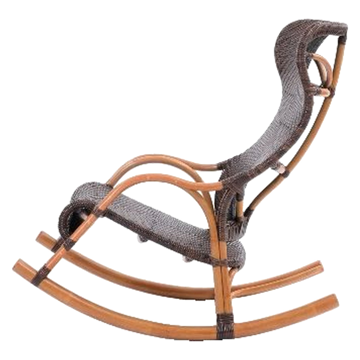 籐 ロッキングチェア ラタン家具 WAHOO 座面高42cm （ 椅子