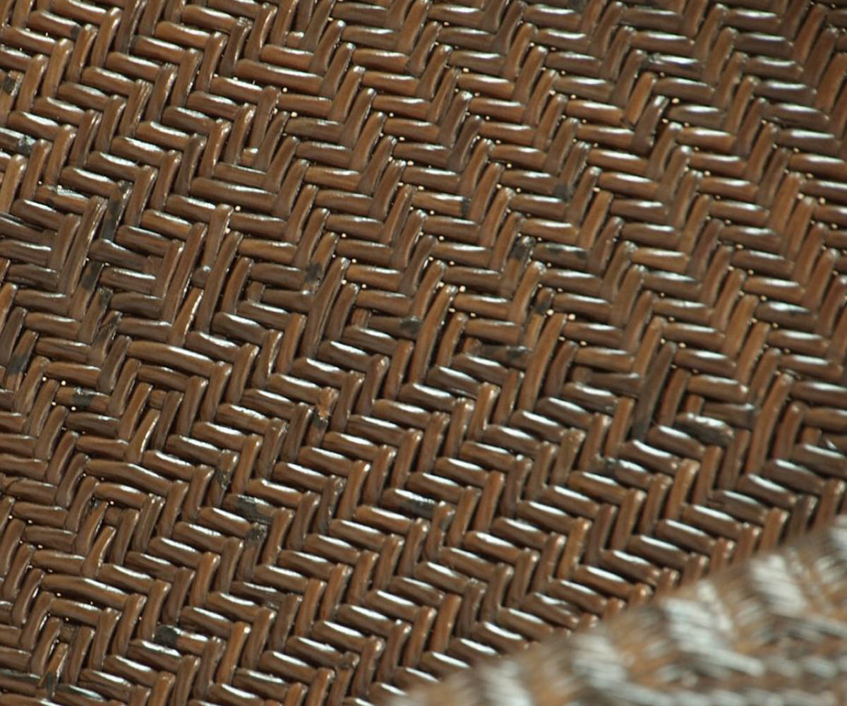 籐 座椅子 フットレスト付 ハイバック 三つ折椅子 ラタン家具 WAHOO 座面高36cm ( 椅子 ラタン ラタン製 籐製 アジアン アジアン家具 折りたたみ マガジンラック付き リクライニングチェア ハンドメイド 手編み ) 【ナチュラル】 ナチュラル