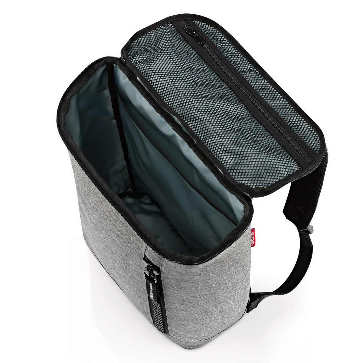 【アウトレット】リュック ライゼンタール OVERNIGHTER BACKPACK M ( reisenthel リュックサック ボックス型 バックパック レディース ツイストシルバー タブレット PC 収納 おしゃれ )