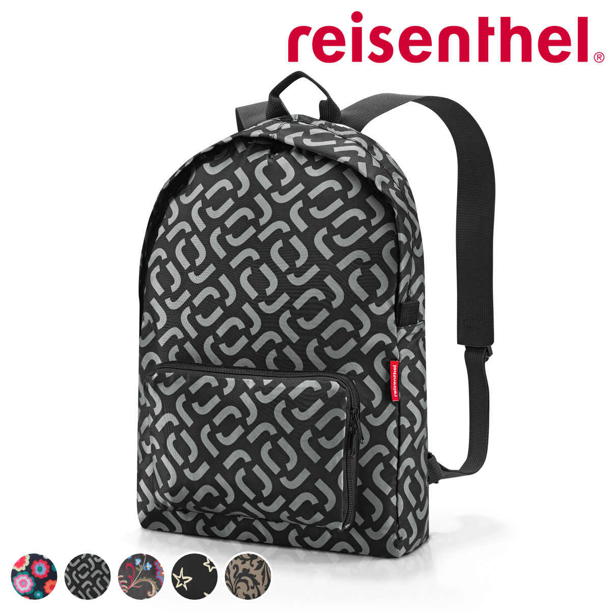 【アウトレット】リュック 折りたたみ ライゼンタール RUCKSACK ( reisenthel リュックサック 軽量 エコバッグ マイバッグ レディース 撥水加工 買物 旅行 おしゃれ 携帯 コンパクト 持ち運び 折り畳み ) 【PAISLEYBLACK】