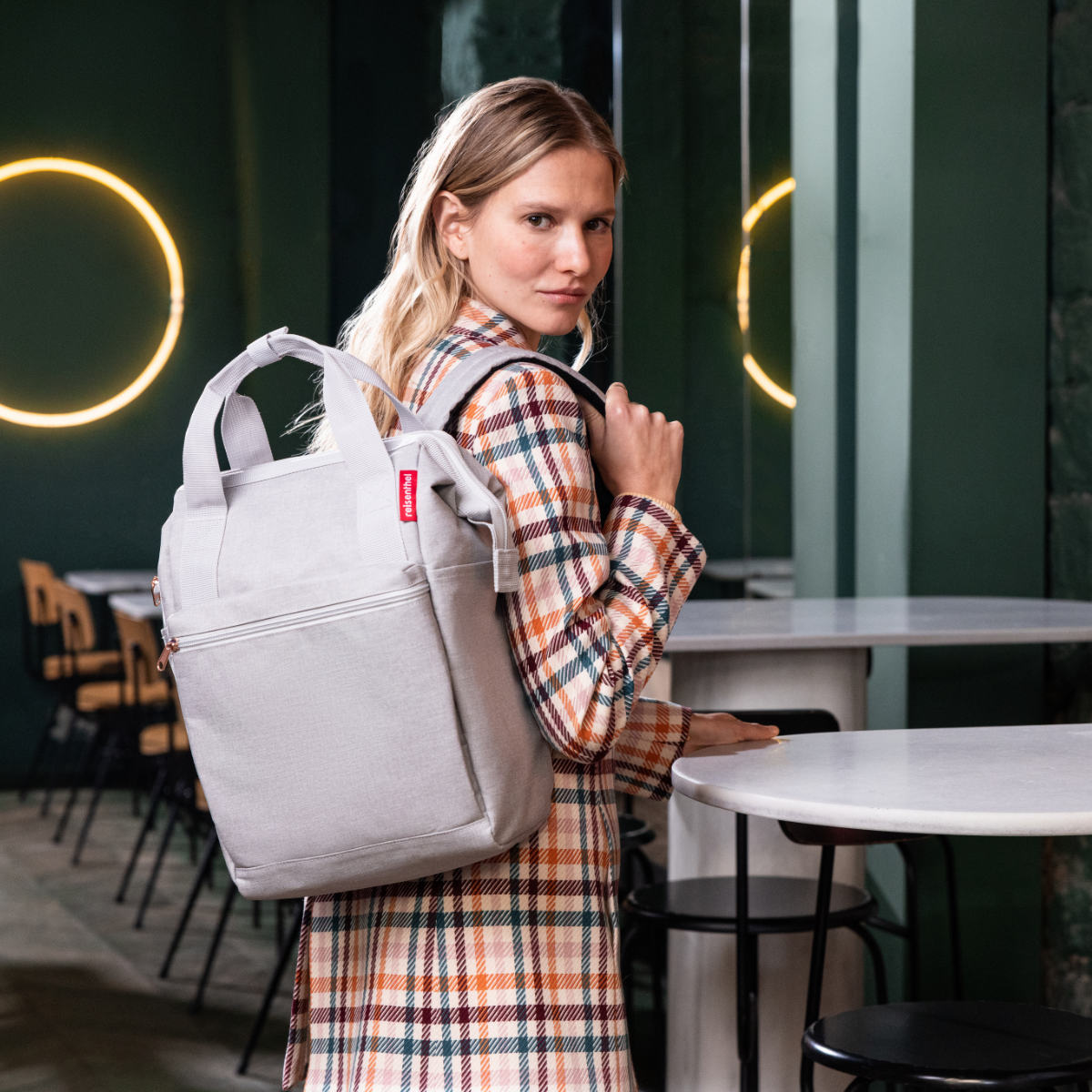 【アウトレット】リュック ライゼンタール ALLROUNDER R ( reisenthel リュックサック バックパック レディース 大人 通勤 通学 ポケット付き キャリーオン バッグ ママバッグ マザーズバッグ 撥水加工 ) 【COFFEE】 COFFEE