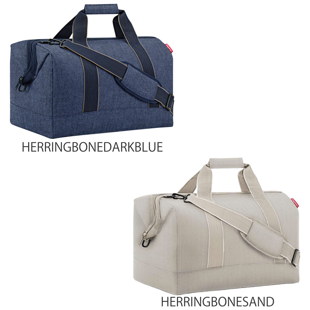 ボストンバッグ reisenthel ライゼンタール ALLROUNDER L ヘリンボーン ( かばん レディース トラベルバッグ 旅行 ネイル ネイルバッグ コスメ 美容 学生 介護 旅行バッグ ジム 2泊 3泊 メンズ ジムバッグ おしゃれ ) 【HERRINGBONESAND】 HERRINGBONESAND
