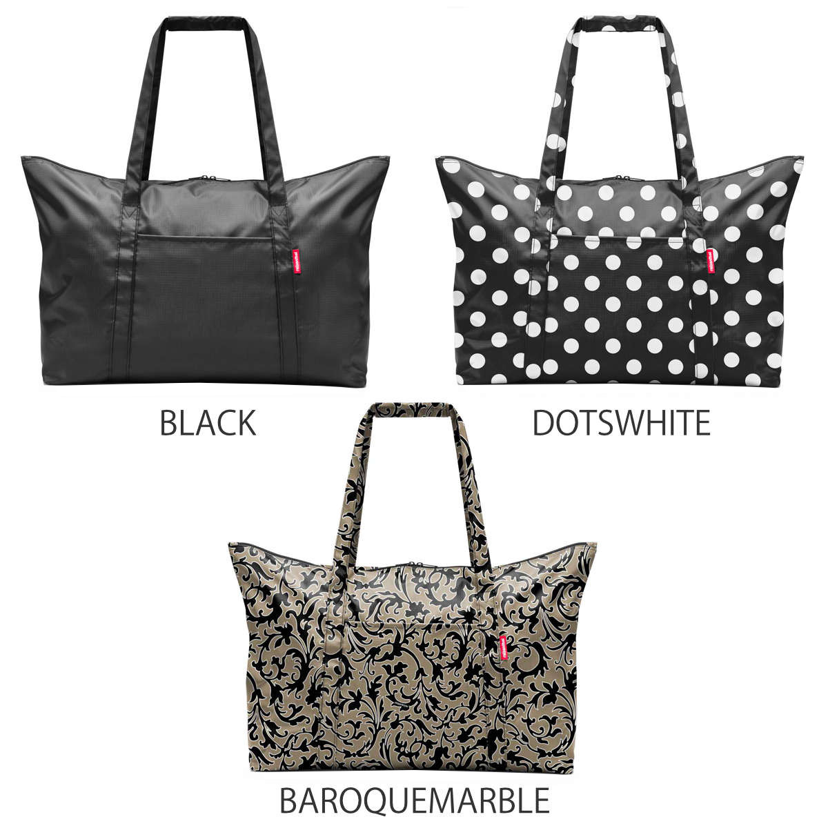 ボストンバッグ reisenthel MINI MAXI TRAVELBAG 30L ( ライゼンタール 大容量 バッグ 美容 学生 美容師 軽量 肩掛け トラベルバッグ 旅行用バッグ サブバッグ ファスナー ポケット コンパクト ) 【DOTSWHITE】 DOTSWHITE