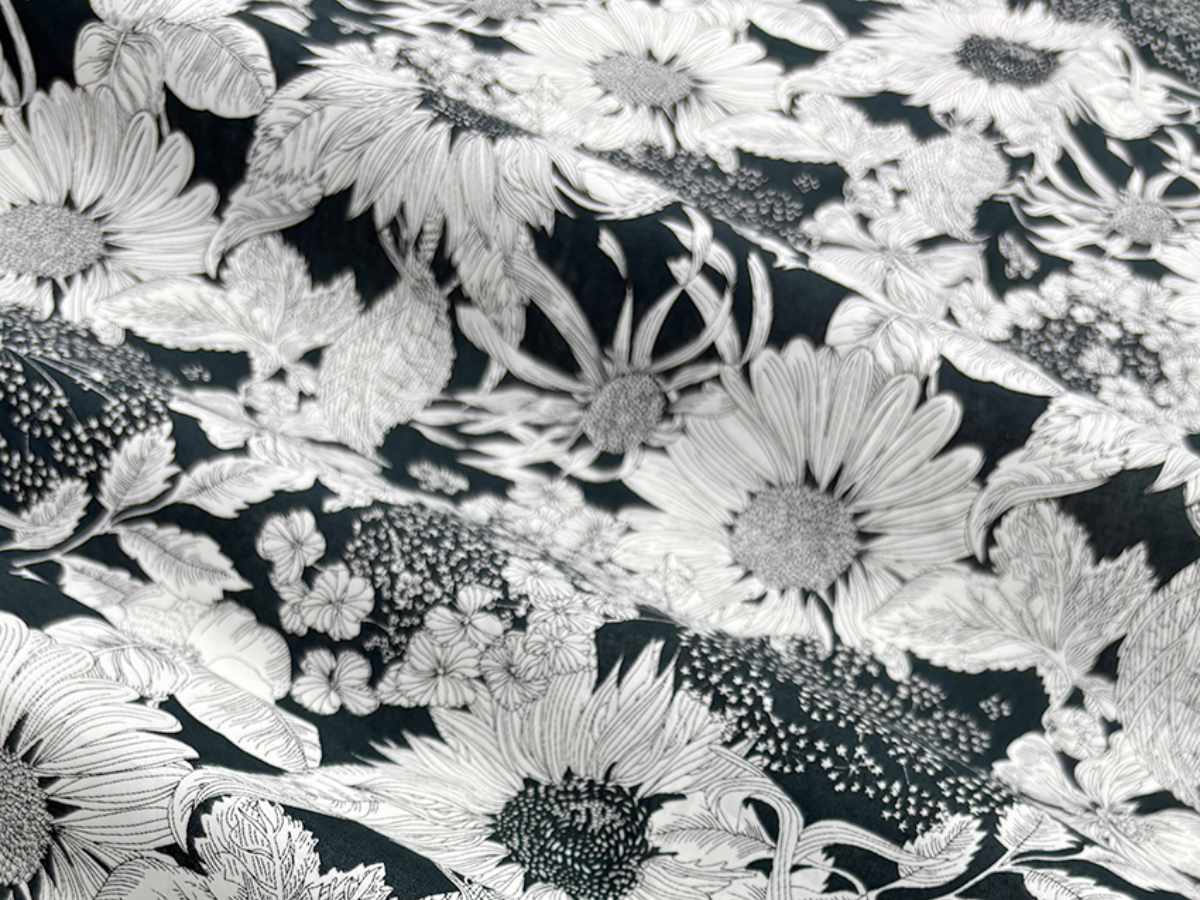 ショッピングカート cocoro ココロ 四輪型 リバティ・ファブリックス スモール ネオ ポーチ付き エミリー ( キャリーカート カート 4輪 買い物 トートバッグ 保温 保冷 軽量 取り外し 折りたたみ 高さ調節 ショッピング 花柄 ) 【ネイビー】 ネイビー