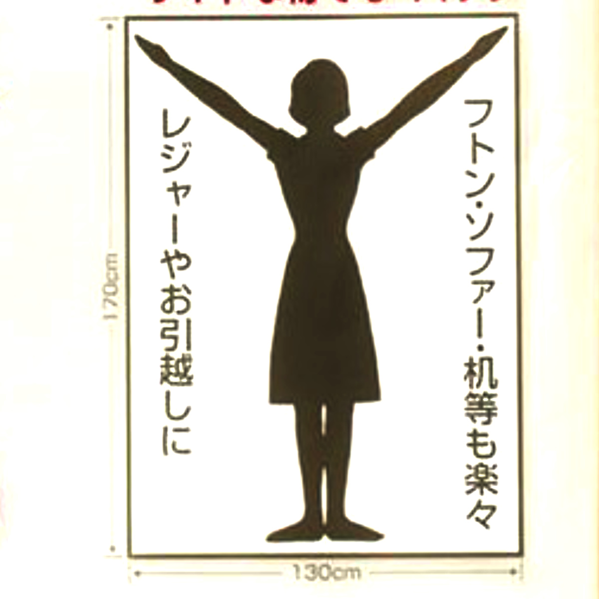 収納袋 なんでもパック 特大 ポリ袋 W ( 横130×縦170cm ビニール袋 大型 大きい ビッグ サイズ なんでもPACK 季節収納 保管 保存 袋 引っ越し 家具 家電 収納 梱包 便利グッズ 便利用品 災害 防災 )