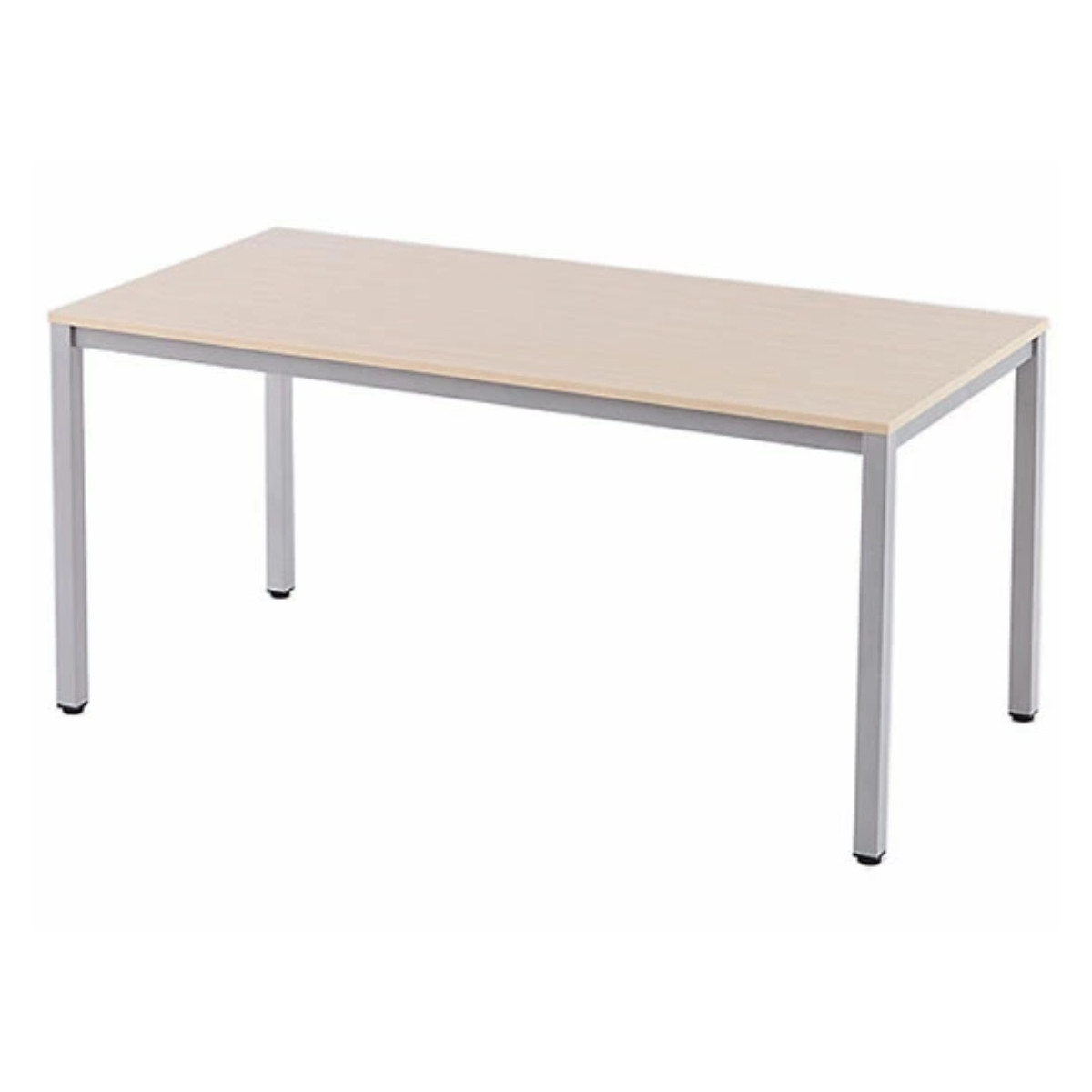 ミーティングテーブル 幅150cm オフィステーブル ( 法人限定 テーブル シンプル ベーシック デスク オフィス 会社 ワークデスク ワークテーブル オフィス家具 事務机 事務用 ) 【ダーク】 ダーク