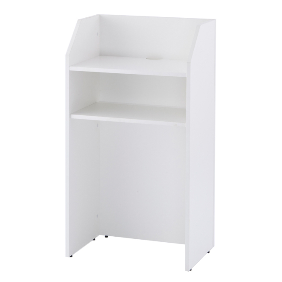 演説台 幅60cm 木製 ( 法人限定 演台 講演台 教壇 教卓 司会者台 スピーチ台 プレゼン台 マイク台 演説 プレゼン 収納棚 木目調 プレゼンテーション 台 講義台 会議 学校 塾 会議室 セミナー オフィス 会社 ) 【ダーク】 ダーク