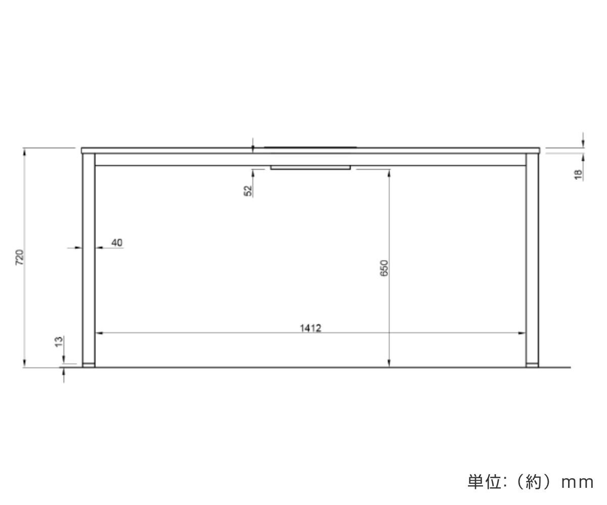 ミーティングテーブル 幅150cm 配線ボックス付き 幅広 ( 法人限定 デスク オフィスデスク 会議テーブル 配線ボックス 会議机 打ち合わせ ミーティング 机 4~6名 ワークスペース 丈夫 オフィス オフィス家具 傷に強い ) 【ホワイト】 ホワイト