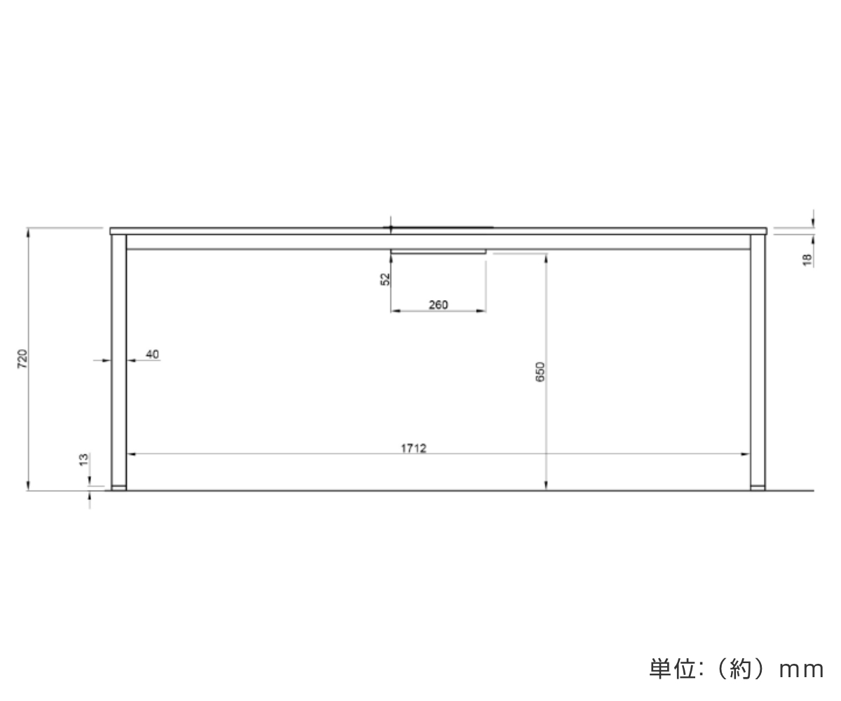 ミーティングテーブル 幅180cm 配線ボックス付き 幅広 ( 法人限定 デスク オフィスデスク 会議テーブル 配線ボックス 会議机 打ち合わせ ミーティング 机 6~8名 ワークスペース 丈夫 オフィス オフィス家具 傷に強い ) 【ホワイト】 ホワイト