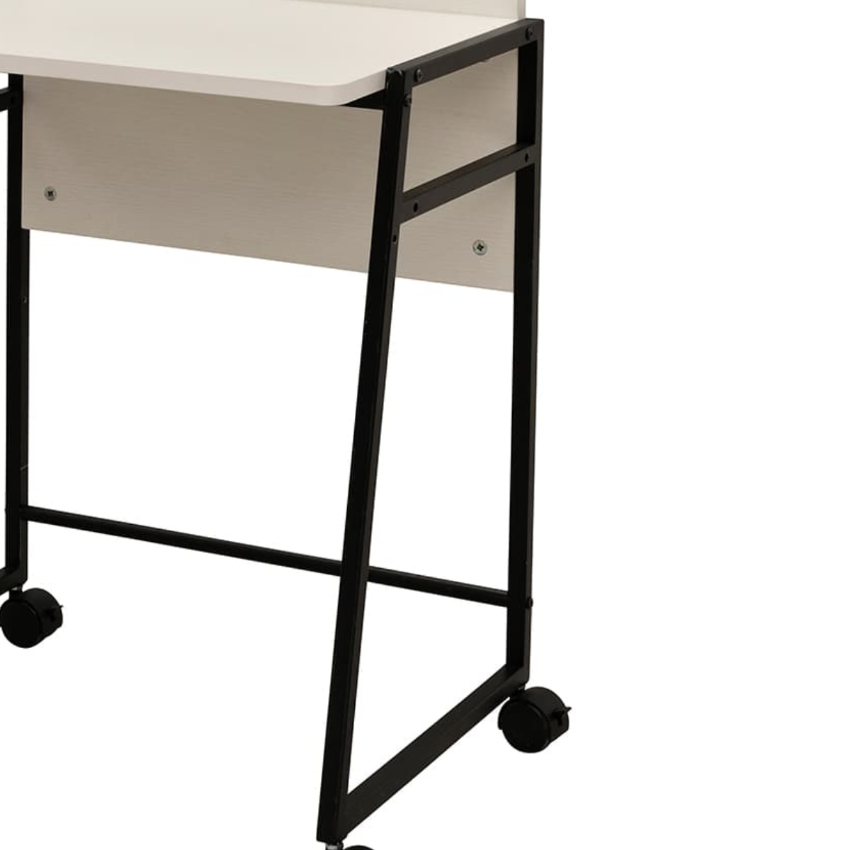 パソコンデスク 幅60cm ハイタイプ Lil キャスター付き キャスターデスク ( 法人限定 デスク 高さ調節 72cm 60cm 机 ソファ 在宅 PC作業 ワークデスク 平机 前板付き オフィス 会社 木目調 事務所 オフィス家具 シンプル ) 【ナチュラル】 ナチュラル