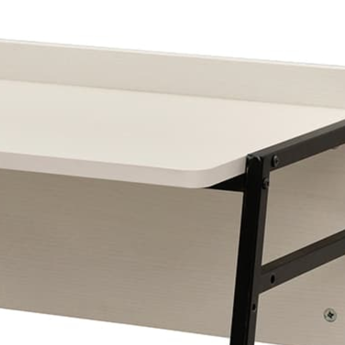 パソコンデスク 幅60cm ハイタイプ Lil キャスター付き キャスターデスク ( 法人限定 デスク 高さ調節 72cm 60cm 机 ソファ 在宅 PC作業 ワークデスク 平机 前板付き オフィス 会社 木目調 事務所 オフィス家具 シンプル ) 【ナチュラル】 ナチュラル