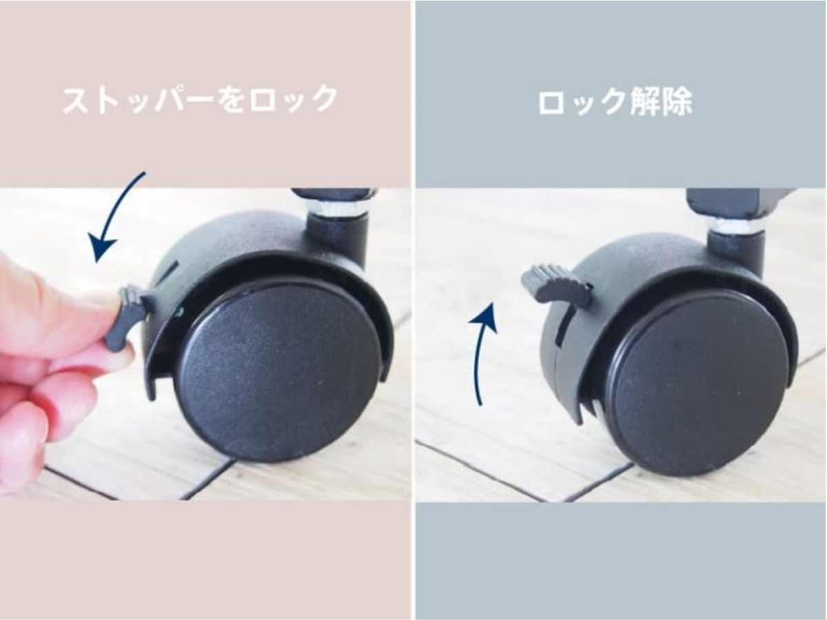 パソコンデスク 幅60cm ハイタイプ Lil キャスター付き キャスターデスク ( 法人限定 デスク 高さ調節 72cm 60cm 机 ソファ 在宅 PC作業 ワークデスク 平机 前板付き オフィス 会社 木目調 事務所 オフィス家具 シンプル ) 【ナチュラル】 ナチュラル