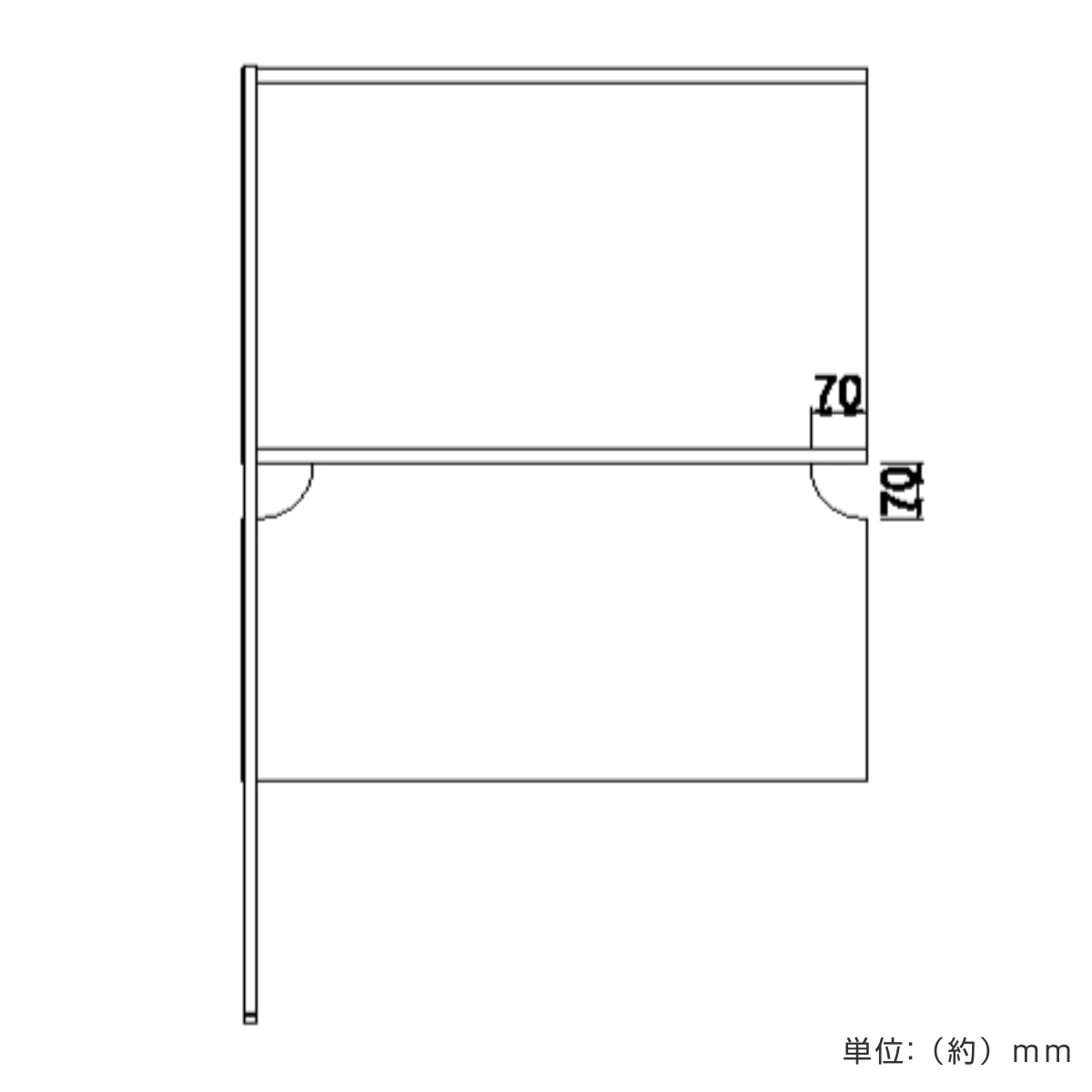 パーソナルブース 幅80cm 増連 対面タイプ PCブース ( 法人限定 組み合わせ パーツ 連結 拡張 デスク 集中 スペース ブース 机 個別 ワークスペース 配線用切り欠き パーソナル テレワーク オフィスデスク 自習室 個別塾 ) 【ホワイト】 ホワイト