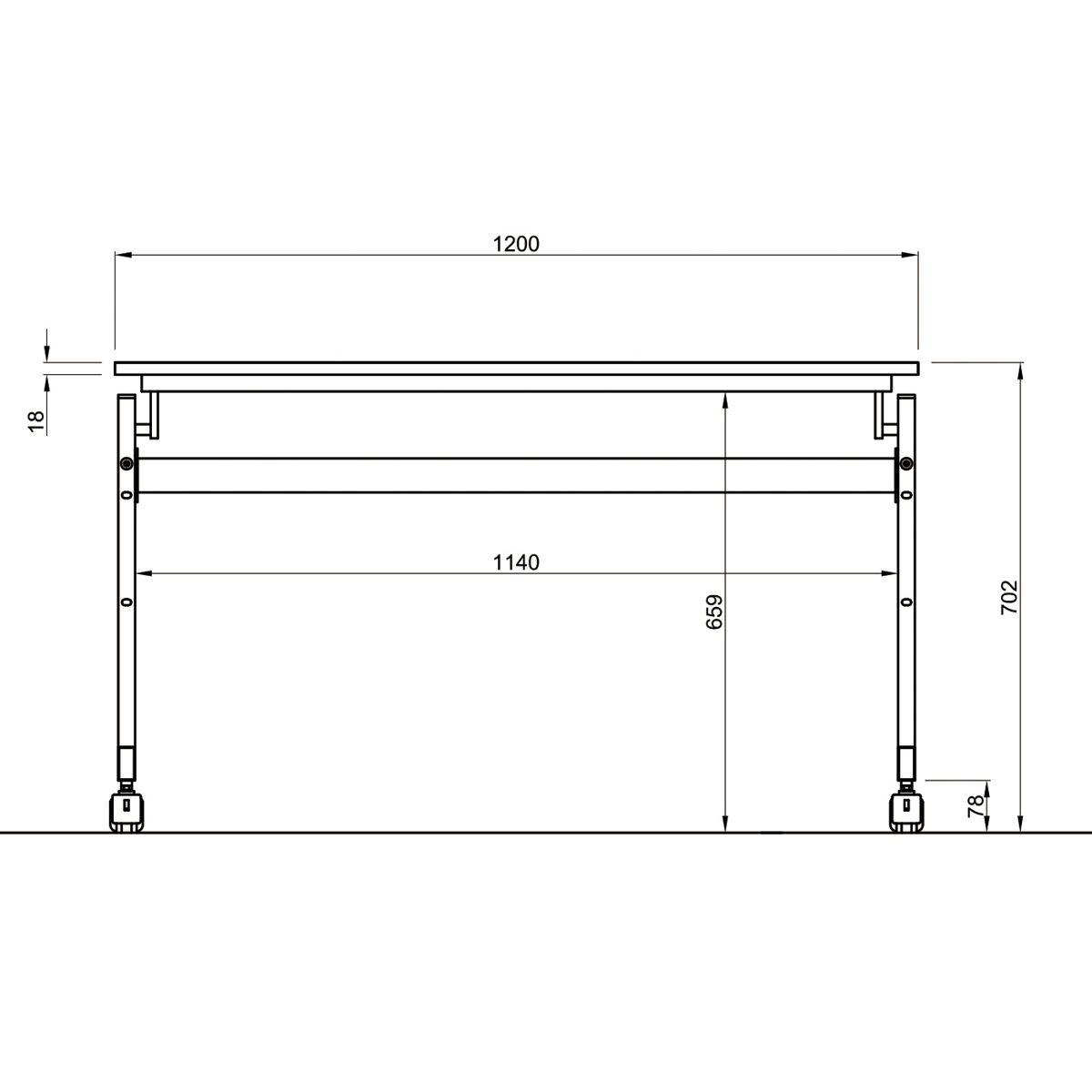 フォールディングテーブル 幅120cm 奥行き40cm キャスター付き 折りたたみ ( 法人限定 テーブル 長机 スタッキング 会議机 ミーティングテーブル シンプル デスク ワークテーブル オフィステーブル 会議室 机 会議テーブル 会社 ) 【ナチュラル】 ナチュラル