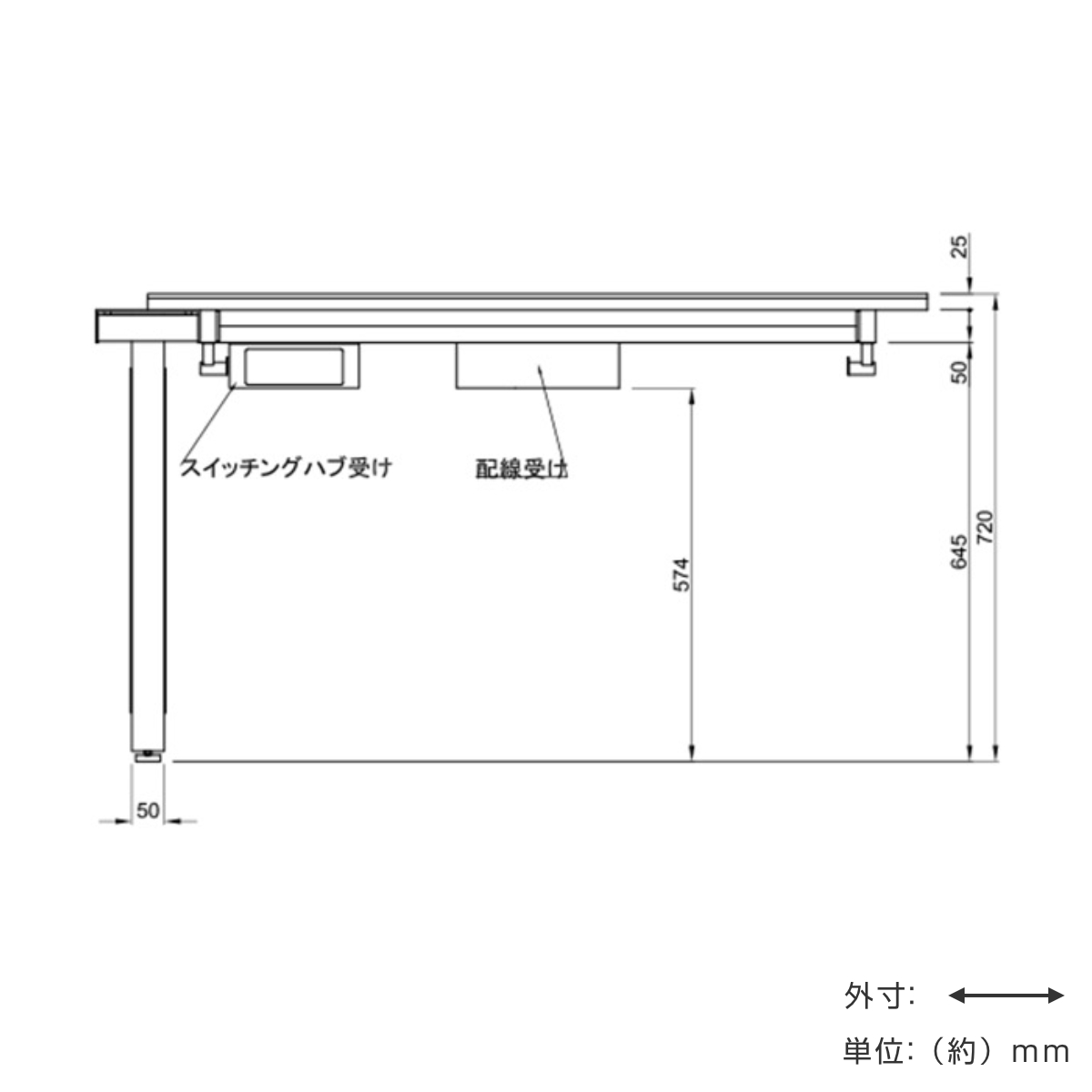 オフィステーブル 幅120cm 増連 チルト フリーアドレス用テーブル専用 ( 法人限定 増設用 フリーアドレス デスク テーブル オフィスデスク フリースタイル 会議用 ミーティングテーブル フリー 配線蓋 フック付き 会議テーブル ) 【ウォールナット×ブラック】 ウォールナット×ブラック