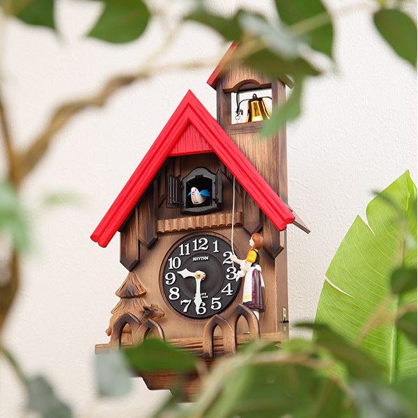 ディズニー木製鳩時計 - 掛時計/柱時計