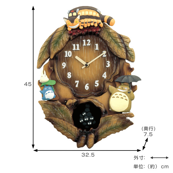 全商品オープニング価格 特別価格】 となりのトトロ 壁掛け時計 掛時計