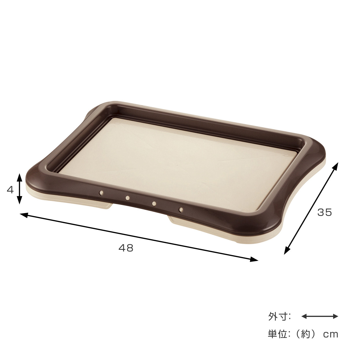 トレー ペットトイレ用 ペット用 わくわくシーツトレー レギュラー ( ペットシーツトレー 洗える トイレマット ペットトイレ ペット リッチェル イレトレー ペット用トイレ 丸洗い お手入れ簡単 小型犬 ペット用品 )