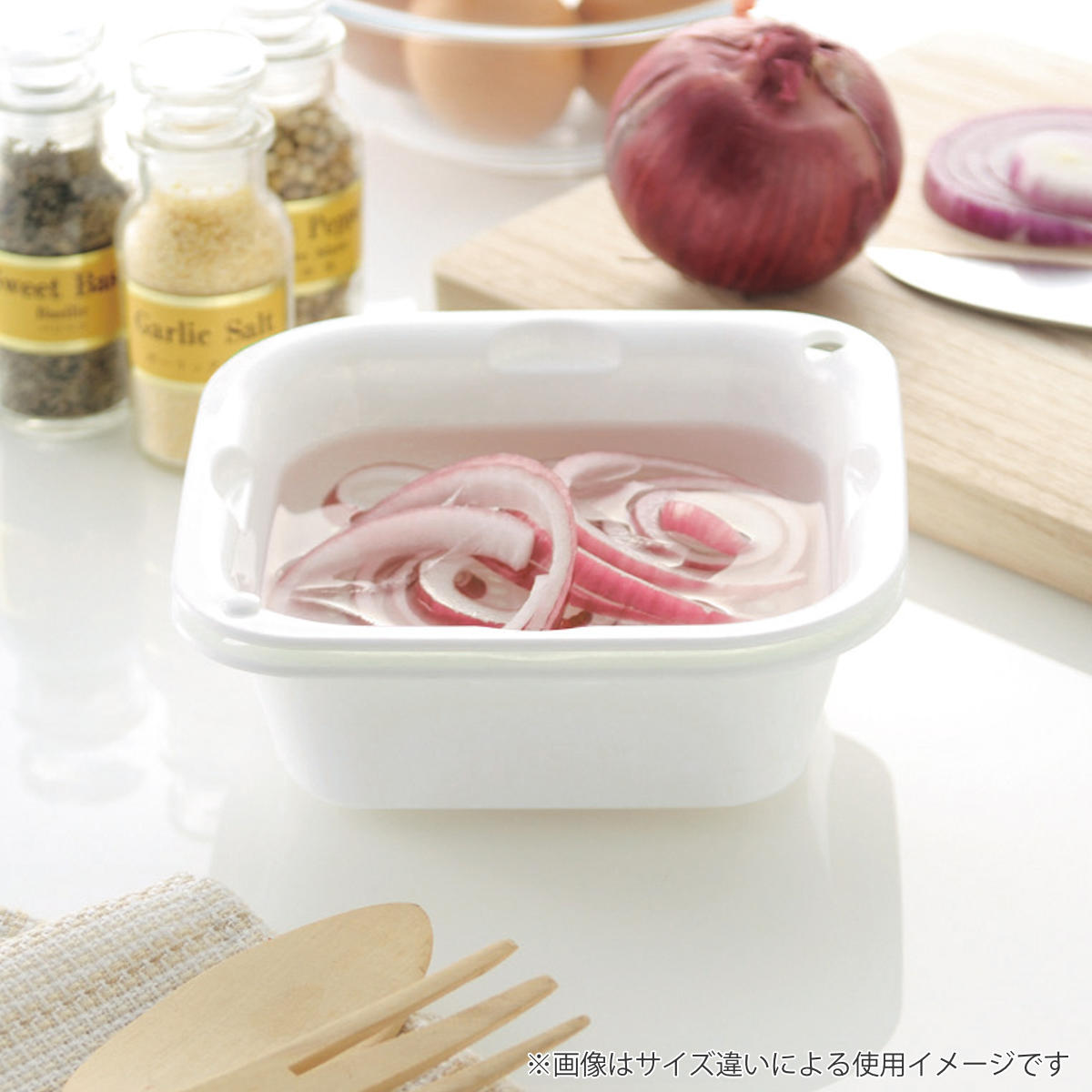 ザル バット セット シェリー ザルバッとん 特盛 深 ( ボウル 水切りざる 角型 積み重ね 抗菌 深型 食洗機対応 電子レンジ対応 リッチェル 耐熱 角ざる コランダー ザルボウル キッチン用品 調理用ボール キッチン雑貨 調理用品 )