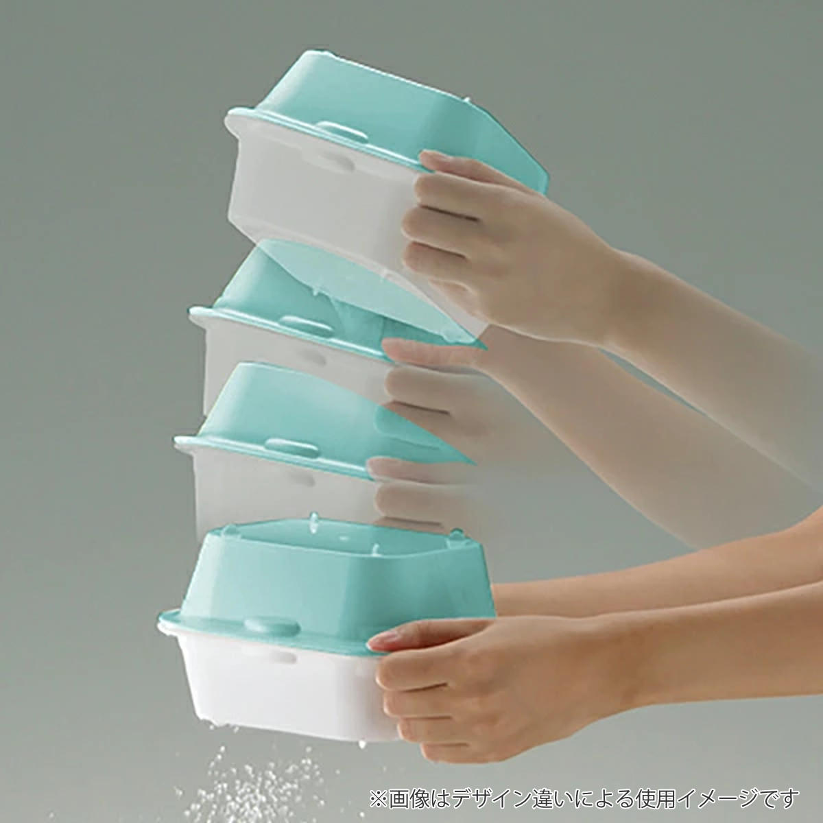 ザル バット セット シェリー ザルバッとん 特盛 深 ( ボウル 水切りざる 角型 積み重ね 抗菌 深型 食洗機対応 電子レンジ対応 リッチェル 耐熱 角ざる コランダー ザルボウル キッチン用品 調理用ボール キッチン雑貨 調理用品 )