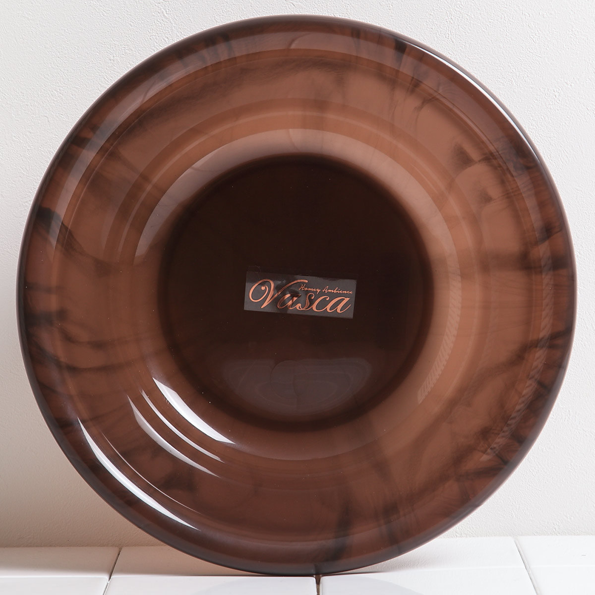 湯桶 バスカ 日本製 ( 湯おけ 洗面器 大理石 風呂おけ マーブル おけ 手おけ 手桶 ウォッシュボール ハンドペイル バスボウル せんめんき バス用品 バスグッズ ) 【ホワイト】 ホワイト