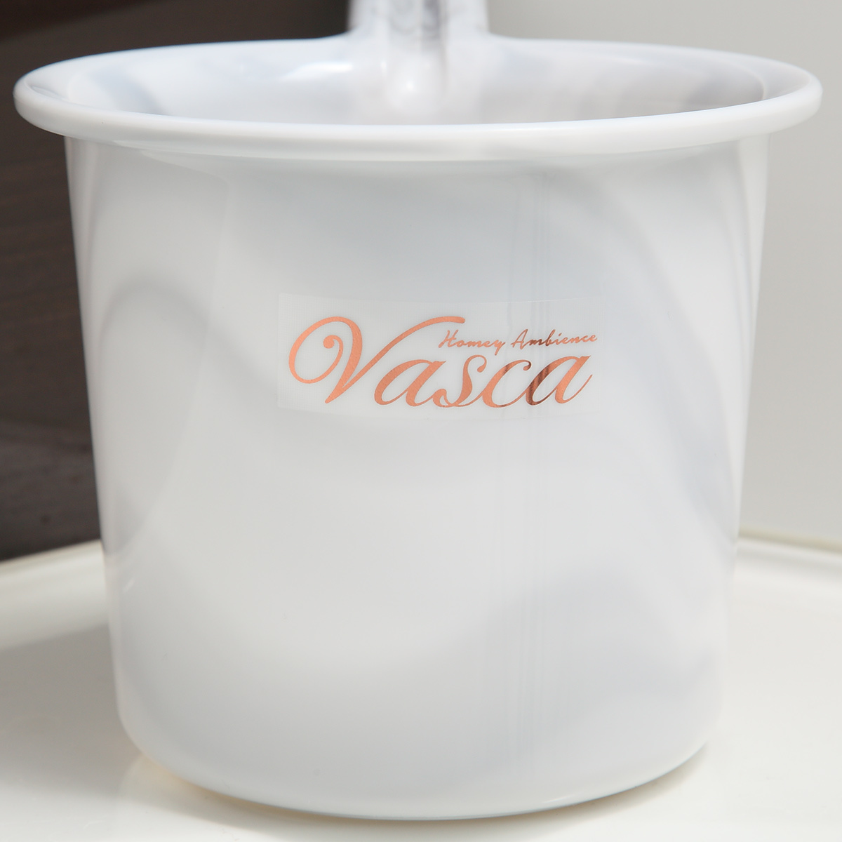 手おけ バスカ 日本製 ( 湯桶 風呂おけ 大理石 マーブル 湯おけ おけ ハンドペイル バスボウル ウォッシュボール せんめんき 日本製 バス用品 バスグッズ ) 【ピンク】 ピンク